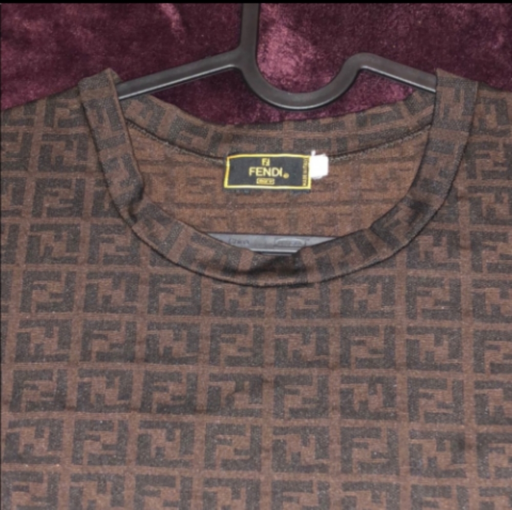 Fendi Zucca Logo Tank Top